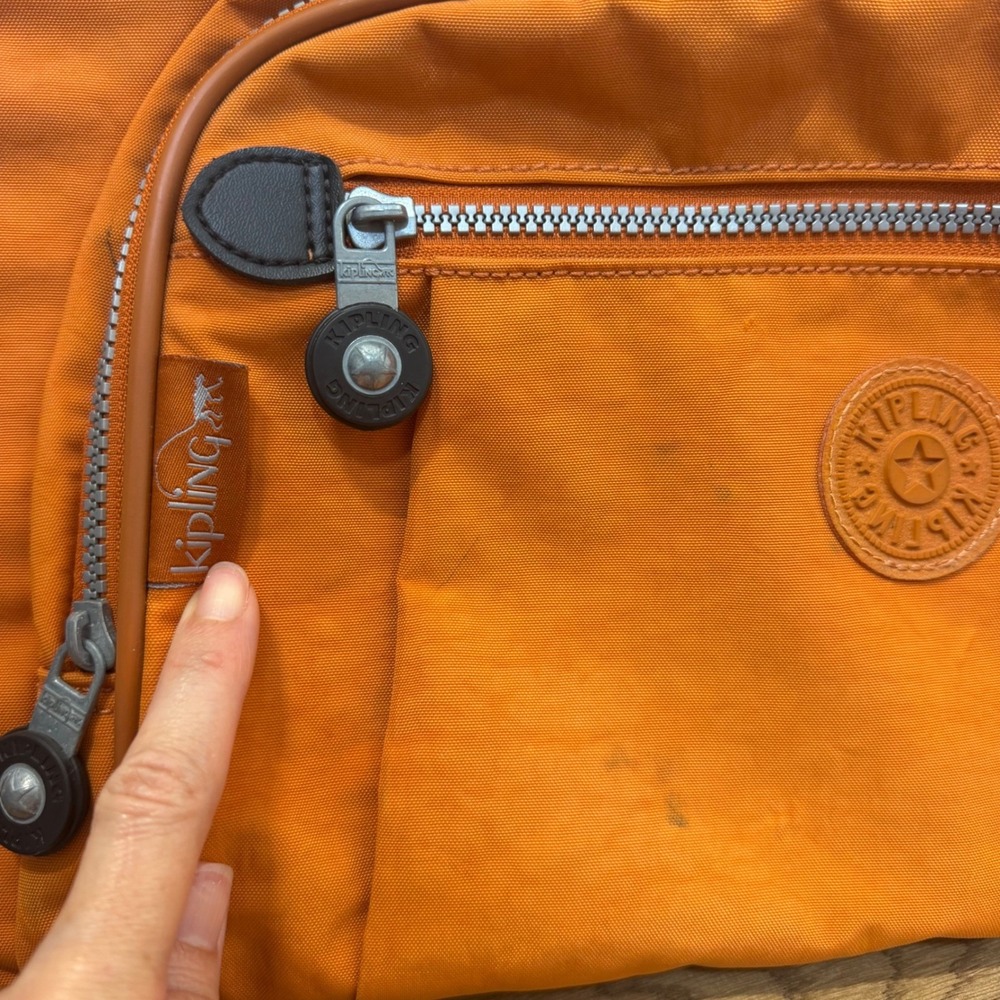Kipling Orange Travel Duffel Bag - Picture 2 of 12